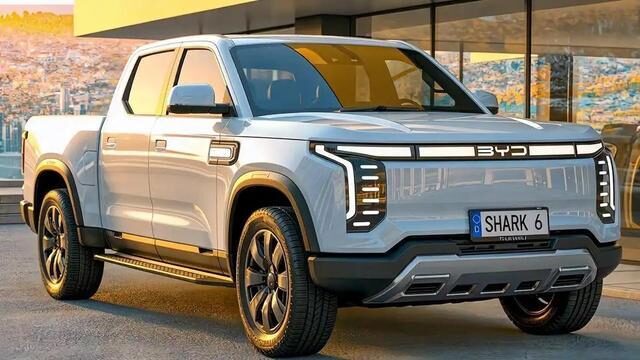 Xe bán tải hybrid BYD SHARK6: chạy điện 100 km, phạm vi kết hợp 1